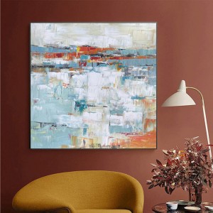 100% kézzel festett művészet kézzel készített olajfal művészet festés eredeti absztrakt vászon élő szobában