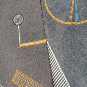 Hímzett flanel ruhával bnt6868