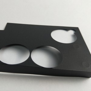 203 * 109 * 0,25 mm-es fekete PC szigetelő lap, hőmérséklet-ellenálló és könnyen hajlítható szigetelési lap