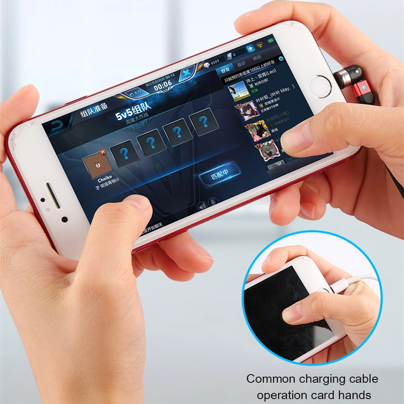 2. generációs 540 Forgatás Micro USB-C mágneses töltőkábel Nylon Fonott Mágneses gyors töltés USB-kábel