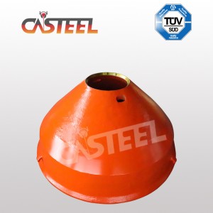 High Performance HP200, HP300 CONE CRAUSHER BOWN LINER, MANDLE ÉS CONTACE RING