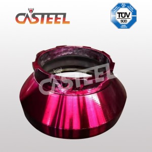 Kína OEM a konkáv crusher bélők, tál bélés köpeny és konkrét