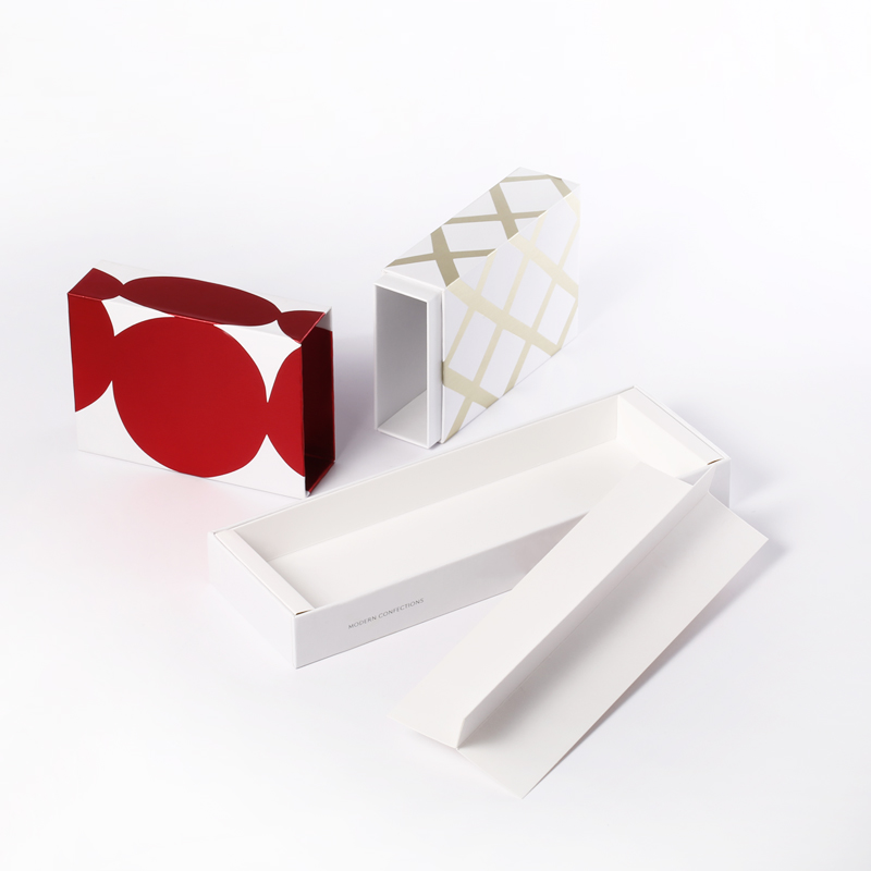 Egyedi kiváló minőségű merev papír kettős fiókos csúszó doboz csomagolás ajándék