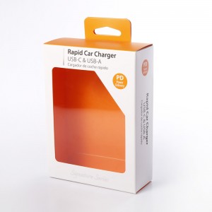 Fényes laminálású ajándékcsomag ablak box papír csomagoló dobozok tiszta ablakkal