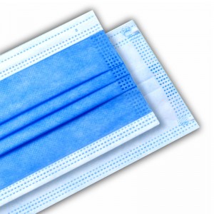 Egyéni logo Midical Grade 3ply eldobható,nem szőtt egyhasználat arcmaszk