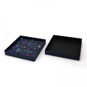 Testreszabott rózsaszín fedél és alapvető luxus Valentin hajkarton papír díszdobozban