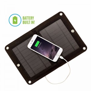 Nagykereskedelmi ára 6W összecsukható új technológia Napelemek töltő pénztárca Solar panel táska mobiltelefonhoz