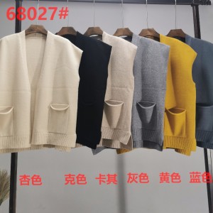 Fashion trend egyszerű all-mérkőzés kötött rövid kardigán kabát 68.027#