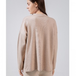 Laza Fashion Trend Casual Joker Egysor gomb Kötött Top 68030#