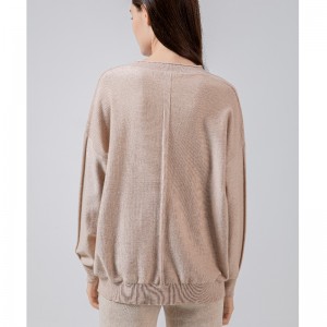 Divatos trend Casual Joker Alapítvány Kötött kis u gallér egyetlen Top 68035#