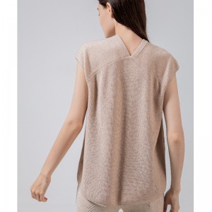 Timal divat Egyszerű szabadidő Joker Alapkötés Kis V-nyaki mellény 68053#