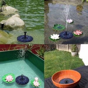 FAST KÚT Solar birdbath kút, 1,4 W Napelem Kit vízszivattyúnapelemes úszó szökőkút készlet Solar Water Fountain