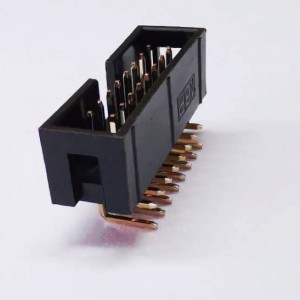 2x8p 2.54mm Pitch jobbszögű merevlemez Header Női aljzat