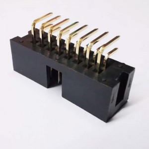 2x8p 2.54mm Pitch jobbszögű merevlemez Header Női aljzat