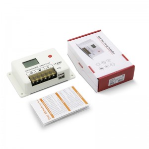 Új SRNE PWM 10A 20A 30Anapelemes töltésvezérlő 12V 24V Auto LCD kijelző Dual USB 5V/2a port ólom-sav lítium akkumulátor