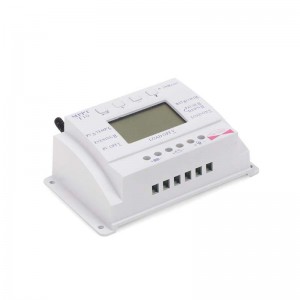 PWM 20A 10A Napelemes töltés szabályozó vezérlő T10 T20 12V 24V Auto LCD kijelző Könnyű és Dual Timer