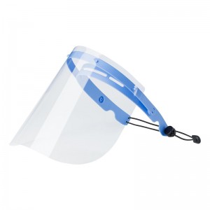 Környezetbarát forgalmazó egyéni műanyag divat állítható arcpajzs