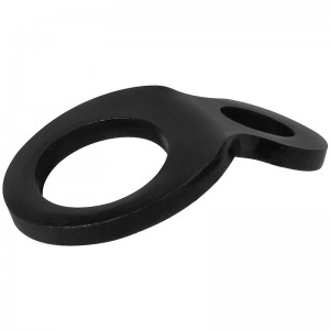 Tie Down Strap Gyűrűk Dirt Bike Rozsdamentes acél többcélúnyakkendő lefelé Horgonyzó horgok a garázsban, a munkahelyen, a teherautó, a pótkocsi, a golfkocsi, a kerítés fekete