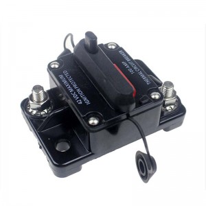 12V 24VDC 60A 80A 100A 150A 200A 250A 300A fekete színű otthoni szolár rendszer Vízálló megszakító Reset biztosíték-frekvenciaváltó