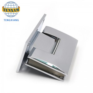 Fürdőszoba klip tusoló rozsdamentes acél csiszolás üveg ajtó klip 90 fokos hegesztés üvegajtó rögzítő klip zsanér