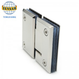 180 fokos zuhanyképernyős csuklópánt zuhanyzóval ellátott üveg hardver szerelvényekhez