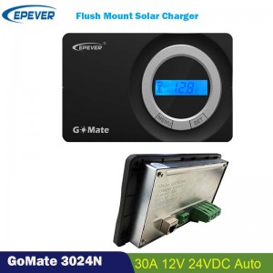 EPever 30A Solar töltésvezérlő Akkumulátor szabályozó 12V 24V LCD kijelző süllyesztett Automatikusan Camping Car RV Hajó