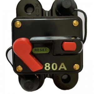 12V 24VDC Auto Car Bike Stereo Circuit Breaker Reset biztosíték Inverter 60A 80A 100A 150A 200A 250A 300A Home Solar System Waterproof