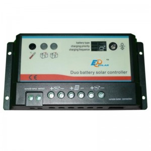 EPever Dual akkumulátor Solar töltésvezérlő 10A20A Duo-Battery-szabályozó Remote LCD Meter MT-1 EPsolar EPIPDB-COM
