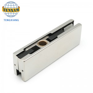 Kiváló minőségű rozsdamentes acél üvegajtó szorító Patch szerelvény Hivatal