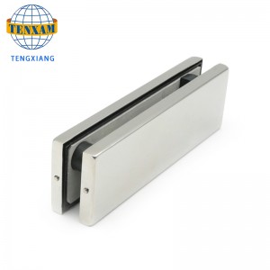 Kiváló minőségű rozsdamentes acél üvegajtó szorító Patch szerelvény Hivatal