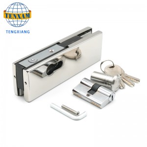 Népszerű eladási tolóajtófájl felszerelés a keretnélküli bejárati ajtóhoz