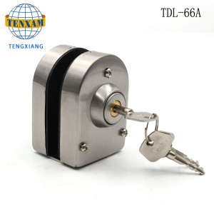 Hotel Fürdőszoba keretnélküli üveg ajtó dupla zár rozsdamentes acél üvegajtó 8 ~ 12mm csúszó üvegajtó zár