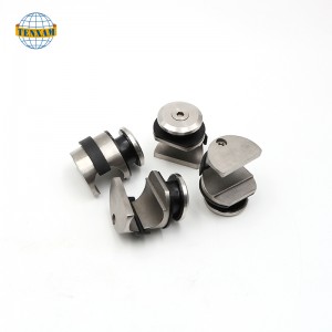 Üveg ajtózár csúszó rendszer tolóajtó lógott rozsdamentes acél csúszó kerekek