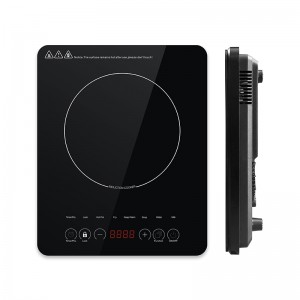 22A3 Hordozható indukciós tűzhely pótalkatrészek, indukciós tekercs indukciós fűtés és hőmérsékletszabályozás fekete polírozott üvegpanellel