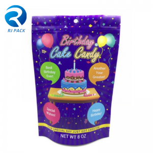 Kiváló minőségű egyedi design Állítsa fel a tasakokat cukorkákhoz