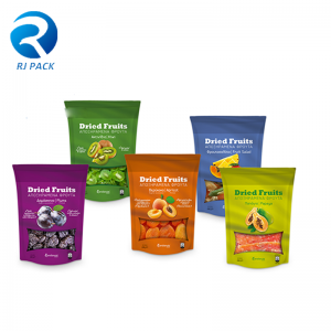 Egyéninyomtatás Laminált anyag állva a tasakok a gyümölcsök számára