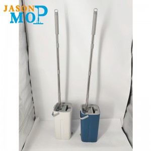 2021NEW rozsdamentes acél cserélhető Pole Handle Mop a Squeeze Lapos takarítómopot vödör rendszer Cover