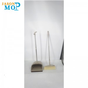 Műanyag anyag Háztartási tisztítás Hosszú Dustpan seprűvel, Broom Dustpan és Squeegee