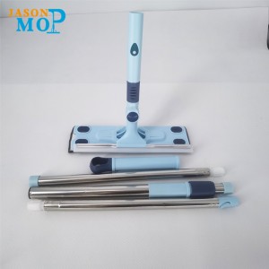 2021 Üvegkaparó teleszkópos rozsdamentes acél rúd hosszabbított háztartási kétoldalas üvegkefe tisztító