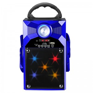 FB-BS8868S hordozható Bluetooth hangszóró üveg tükör LED világítással