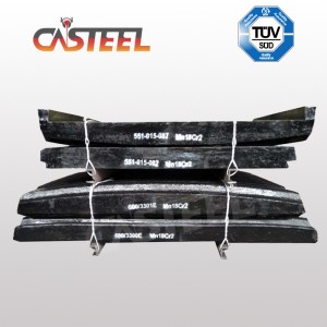 McClosky J40 Jaw Crusher Cheek Plates, Fix/swing Jaw Die, Jaw lemez