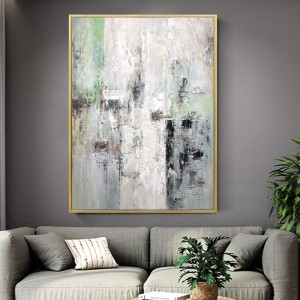 Tiszta kézzel festettnagy fali művészeti olajfestmény absztrakt otthoni dekoráció festés