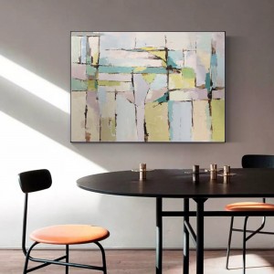 Nagykereskedelmi kézműves modern absztrakt vászon művészeti munkaolaj festés otthoni dekoráció