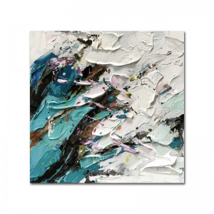 100% kézzel festettnagy vászon hotel étterem dekoratív fal művészet absztrakt vászon festményeknappali falra