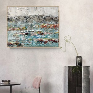 Absztrakt művészet szövet keret vászon tiszta kézzel festett más fali művészeti olajfestmény kép