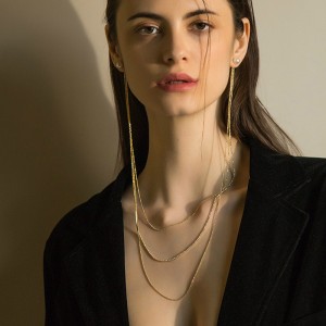 Webes híresség Hot stílusú egy stílusúnyaklánc fülbevalók