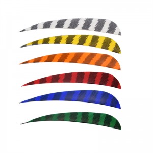 NIKA Íjászat 172104 4inch Streamline Strip Törökország Feather íjászat Carbon/Aluminum Arrow Shooting