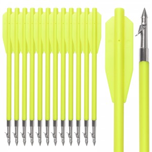 Elong Outdoor 110356-17 6.8inch Horgász Bolt Szigony Steel Point műanyag akna ForCrossbow