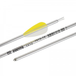 Elong Outdoor 114207 30inch SP970 Alumínium Arrow ezüst szín Íjászat Outdoor céllövészet használata