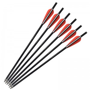 Elong Outdoor 117011 16inch OD8mm 8031 ​​Üvegszálas csavarok Íjászat Vadászat használata Crossbow Bolt